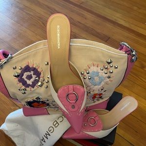 Brand new BCBG Kitten Heel Mules
